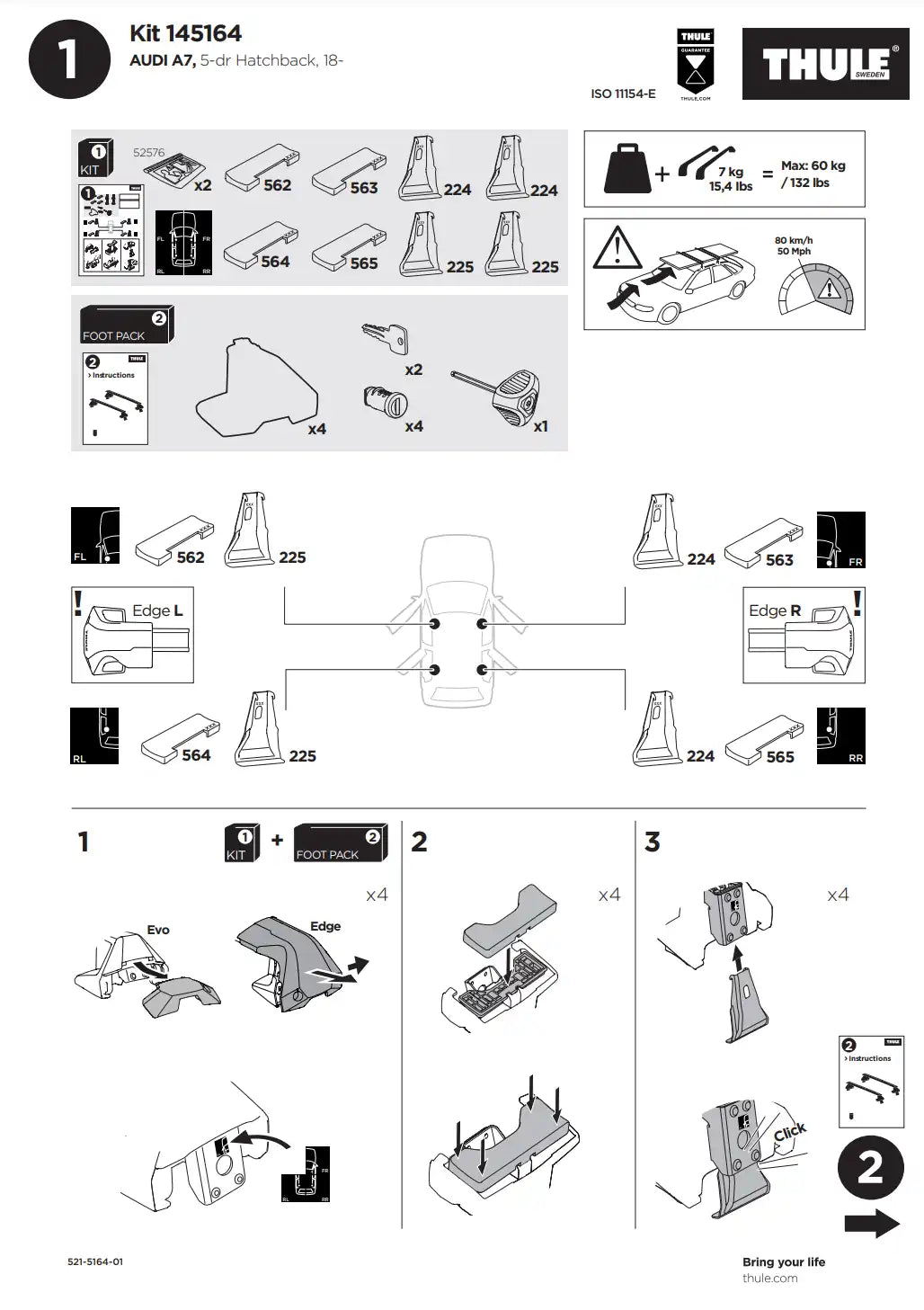Kit Thule 145164 02 Manual