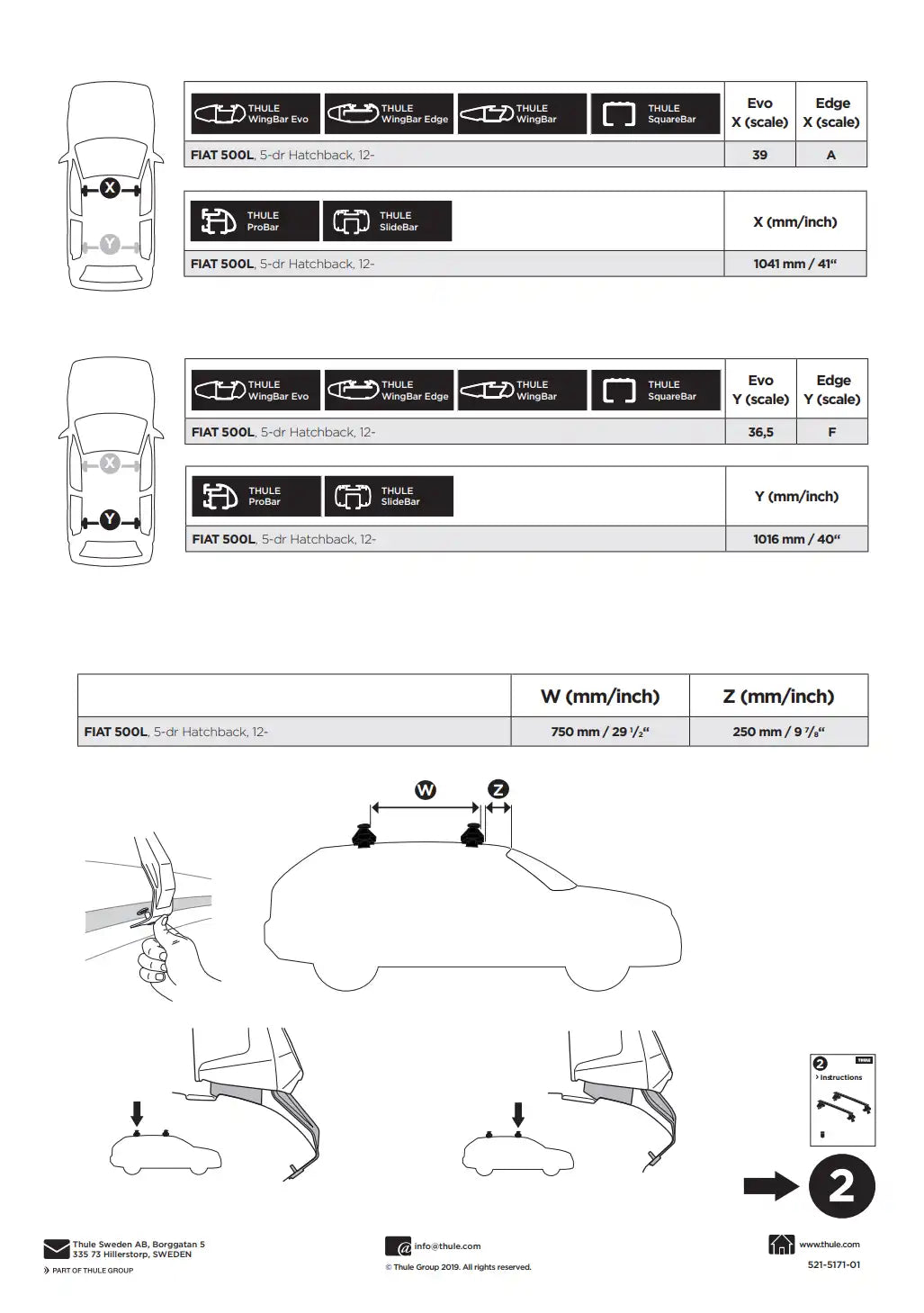 Kit Thule 145171 1 Manual