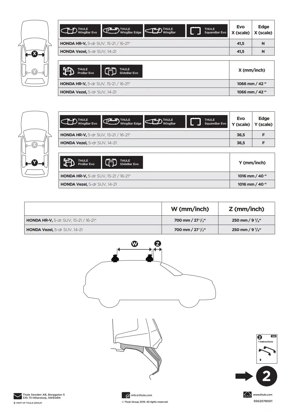 Kit Thule 145175 1 Manual
