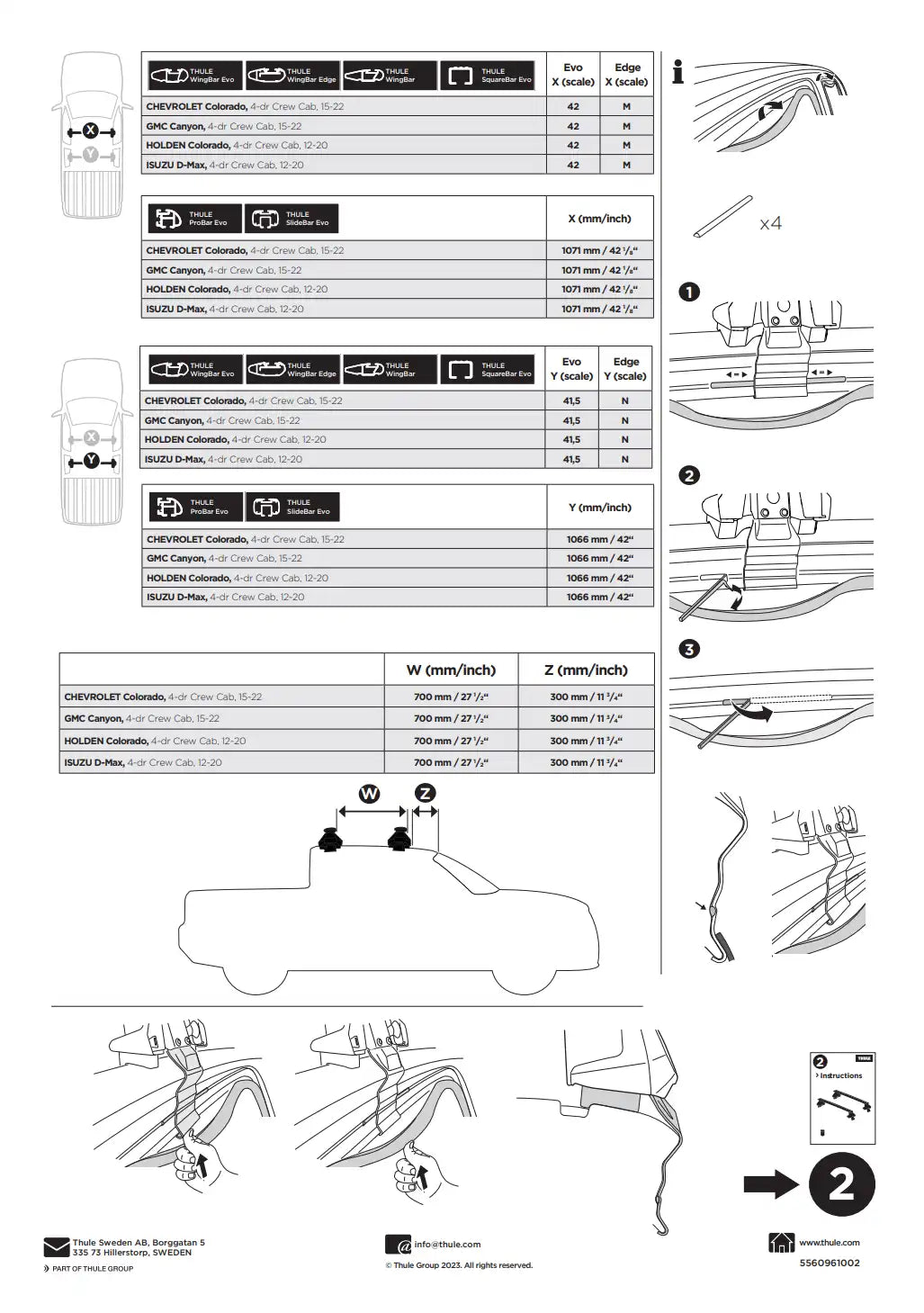 Kit Thule 145179 1 Manual