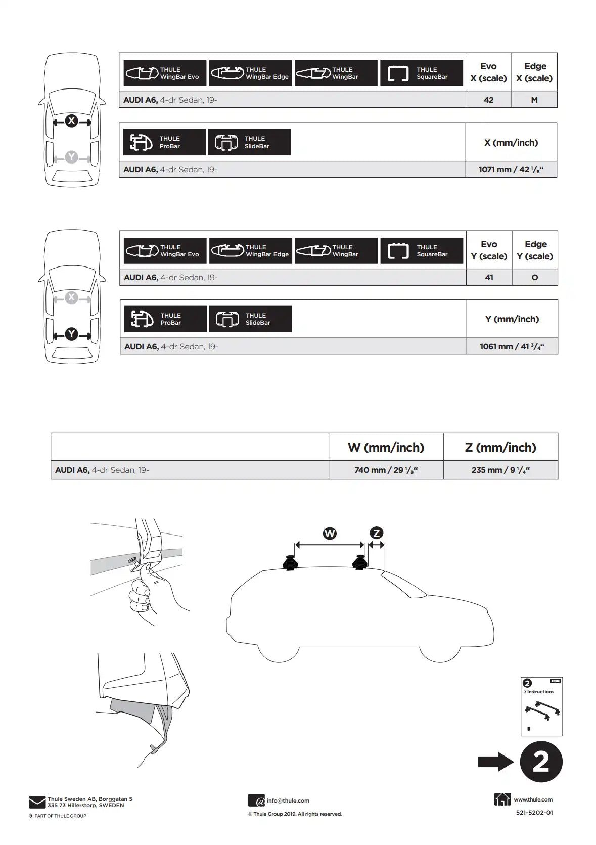 Kit Thule 145202 1 Manual