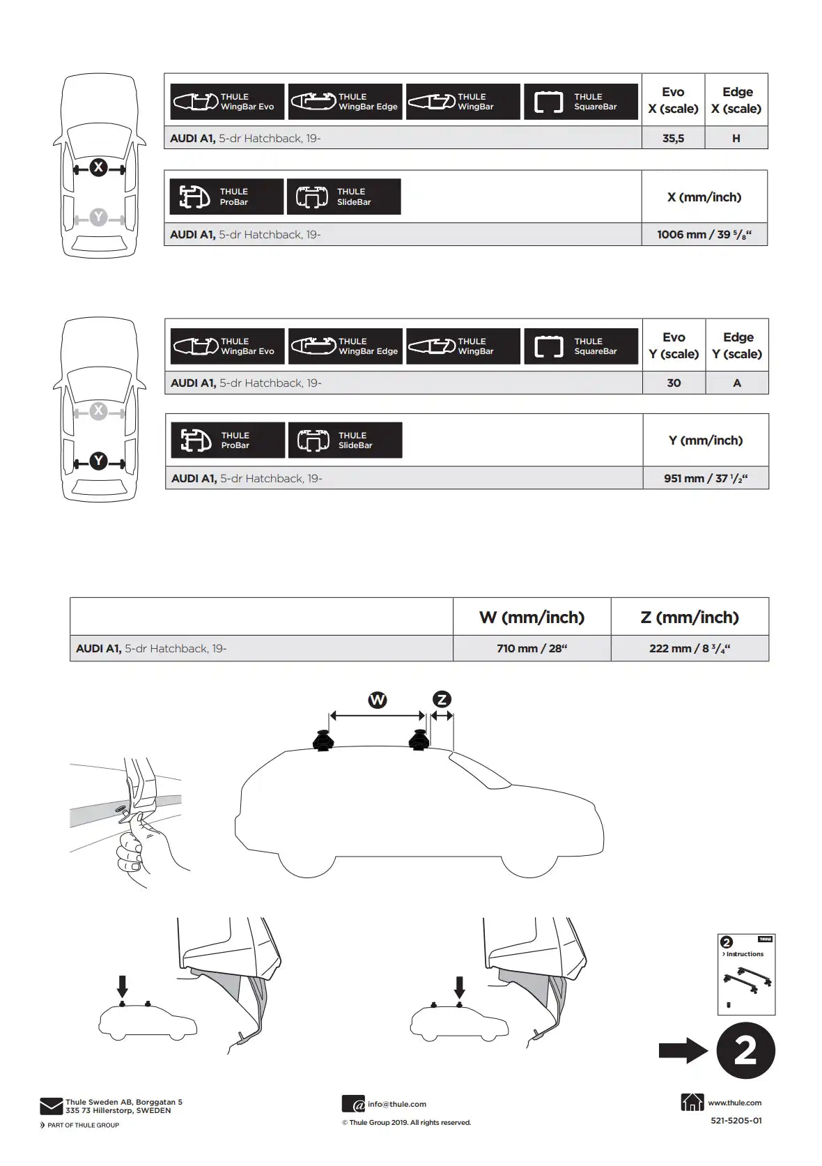 Kit Thule 145205 1 Manual