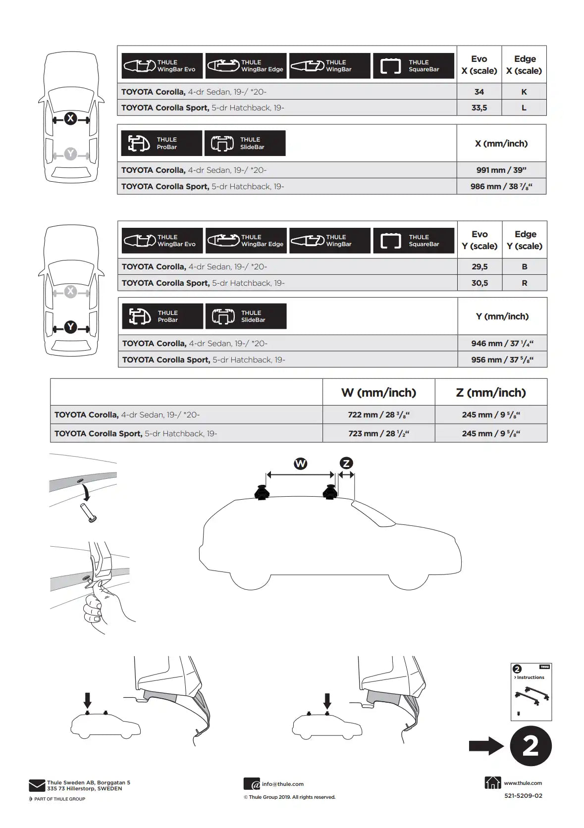 Kit Thule 145209 1 Manual