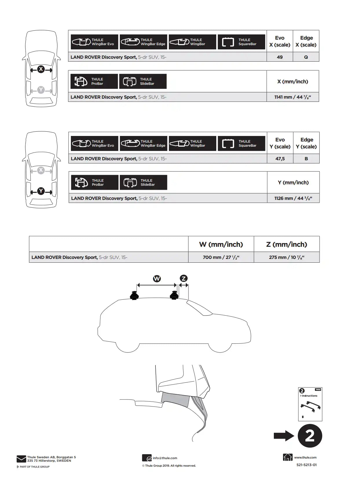 Kit Thule 145213 1 Manual