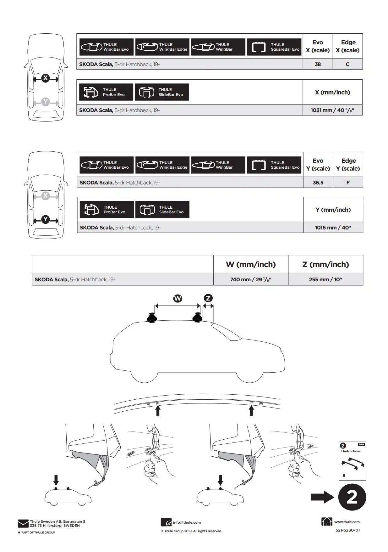 Kit Thule 145230 1 Manual
