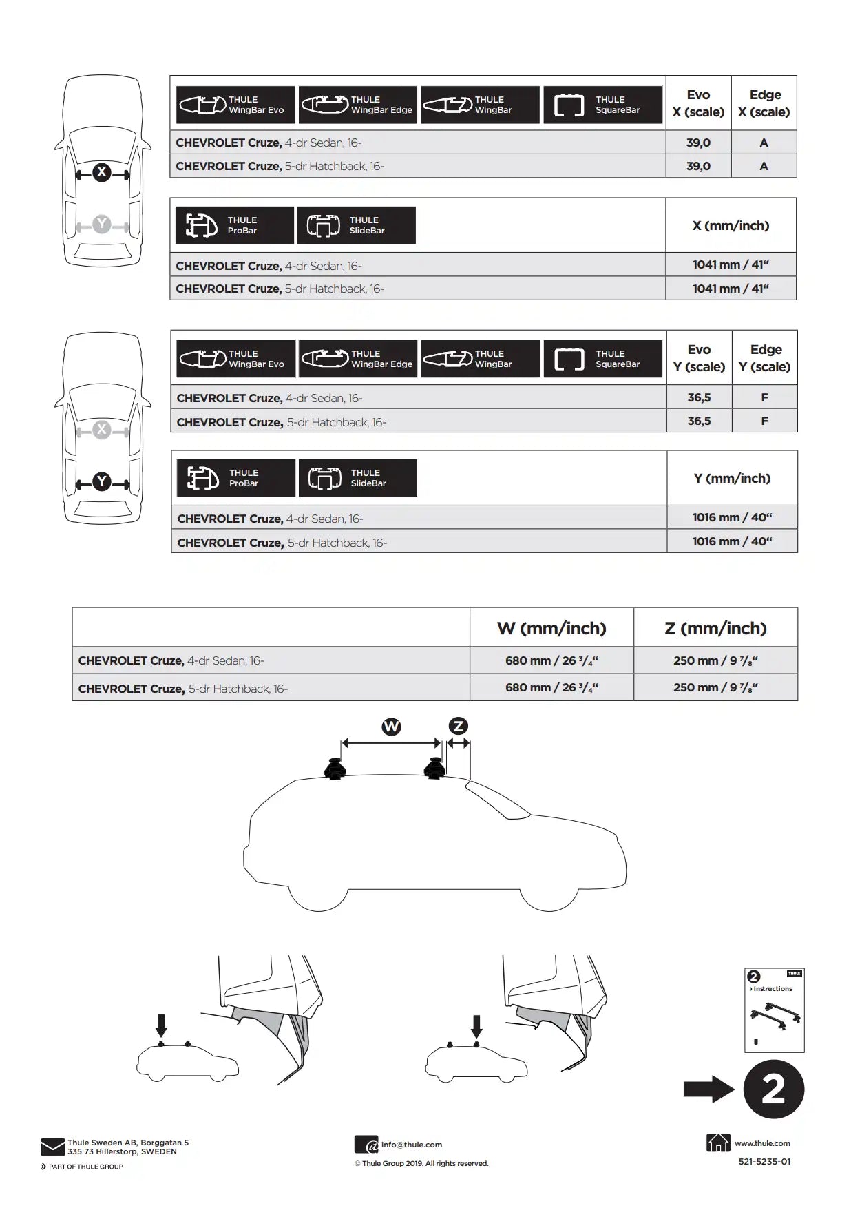 Kit Thule 145235 1 Manual