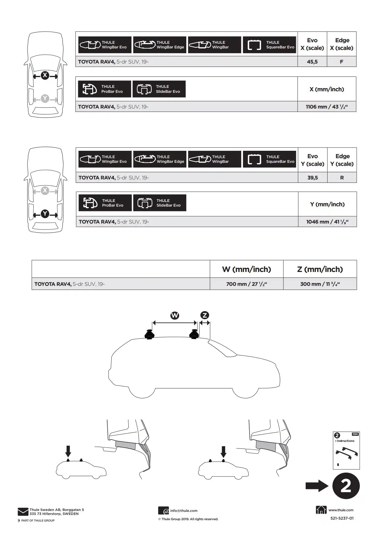 Kit Thule 145237 1 Manual