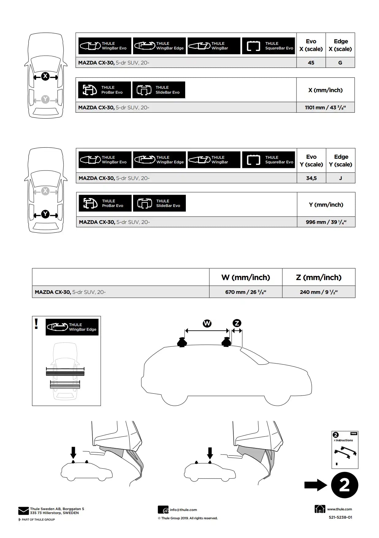 Kit Thule 145238 1 Manual