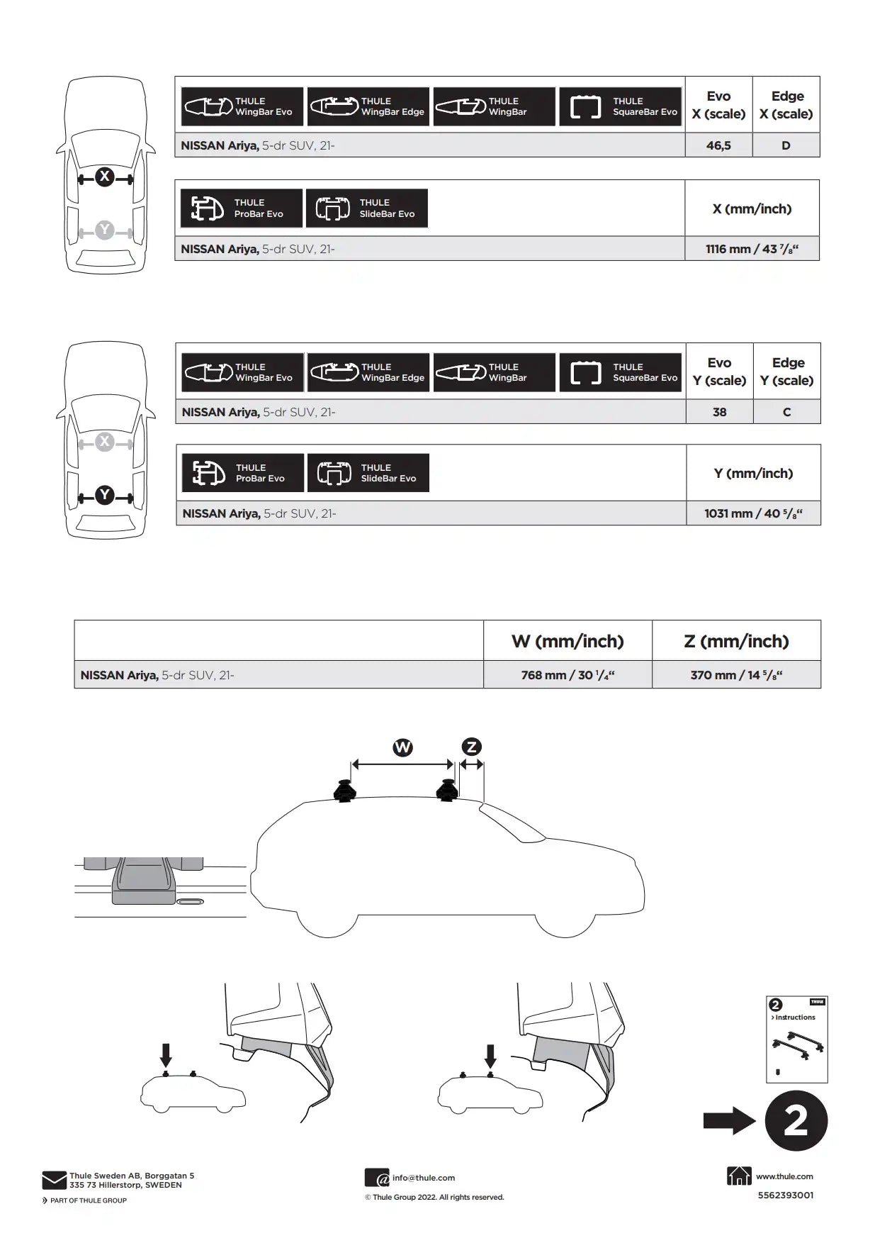 Kit Thule 145247 1 Manual