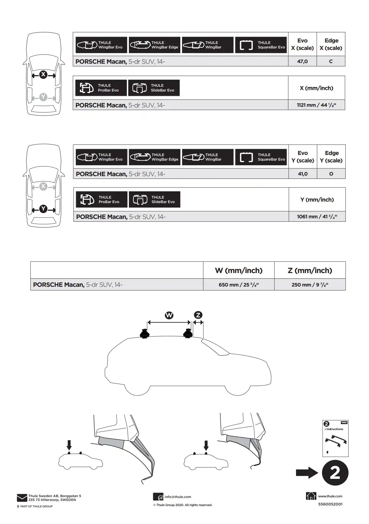 Kit Thule 145248 2 Manual