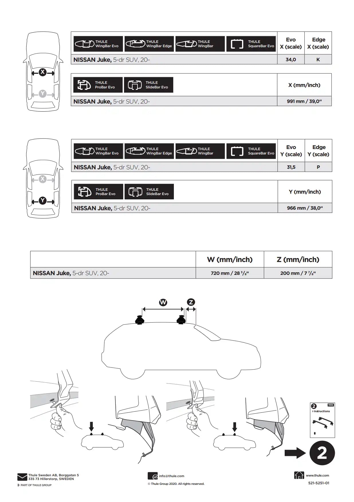 Kit Thule 145251 1 Manual