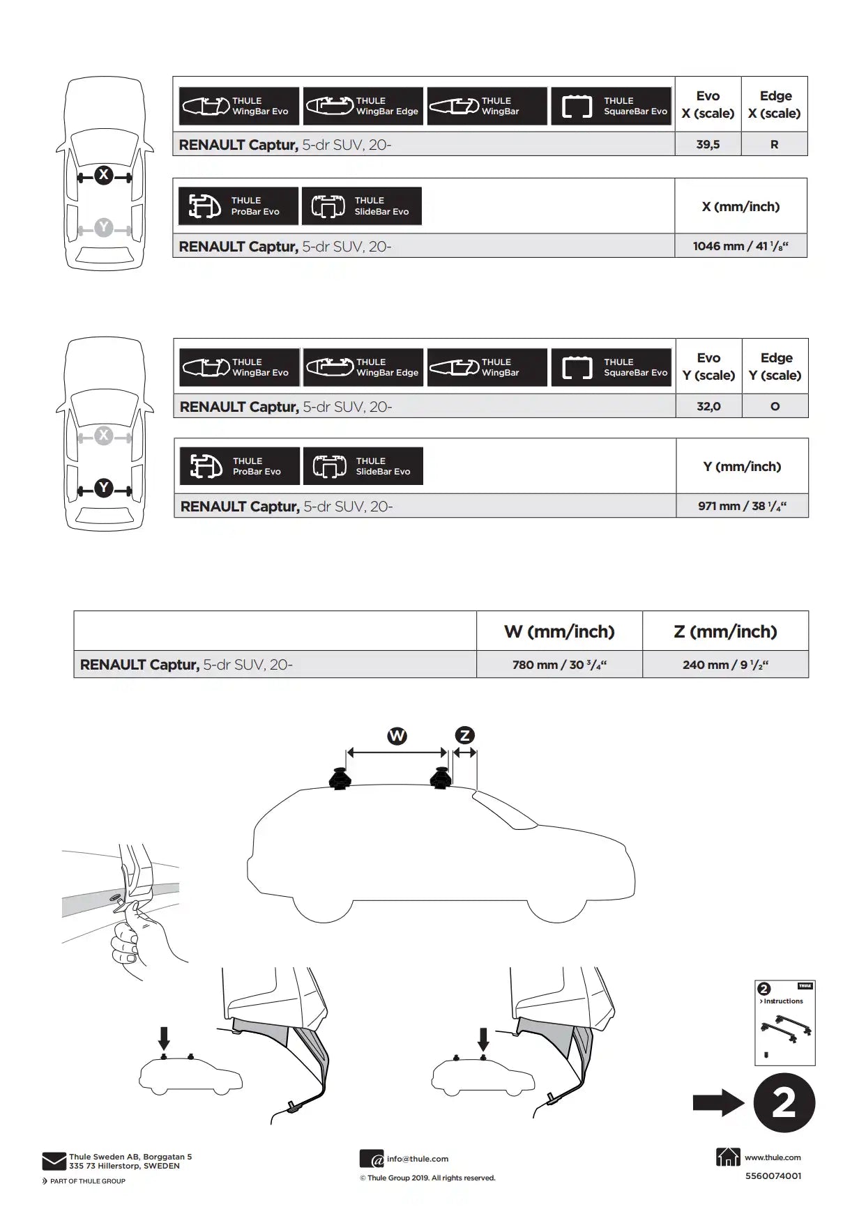 Kit Thule 145254 01 Manual