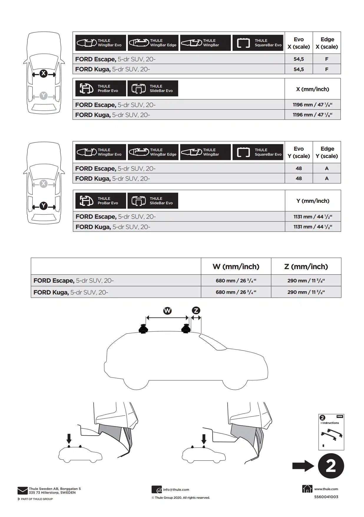 Kit Thule 145258 01 Manual