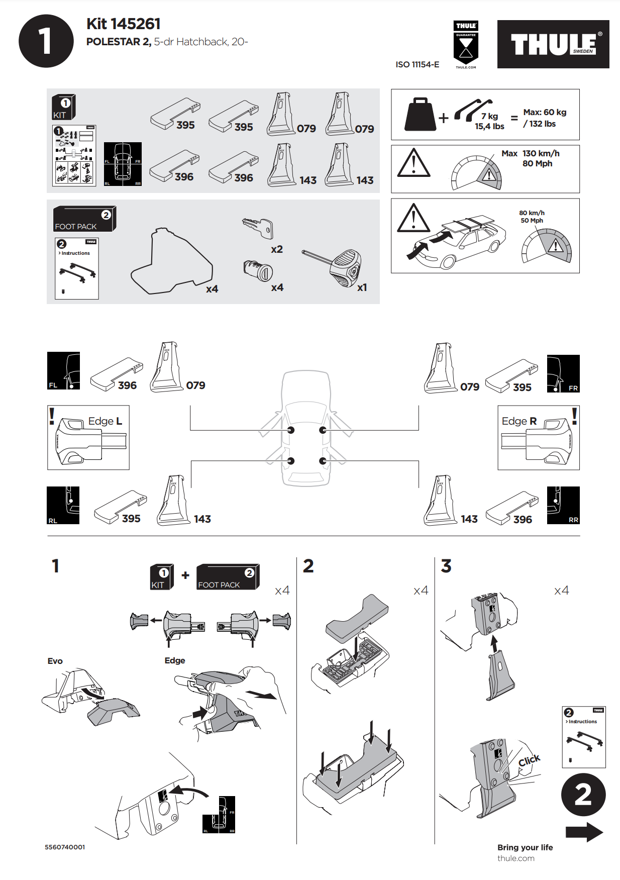 Kit Thule 145261 01 Manual