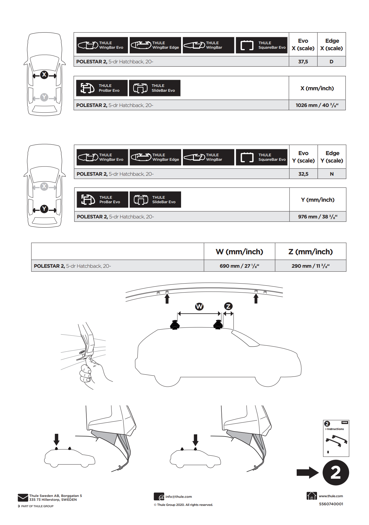 Kit Thule 145261 02 Manual