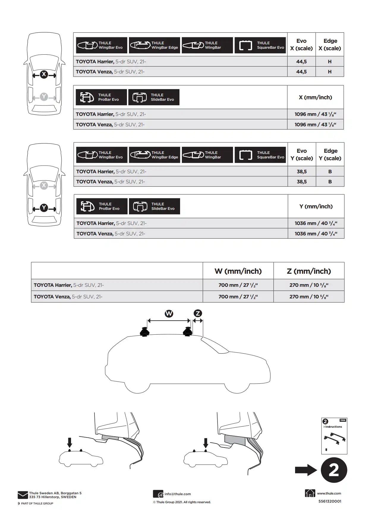Kit Thule 145273 01 Manual