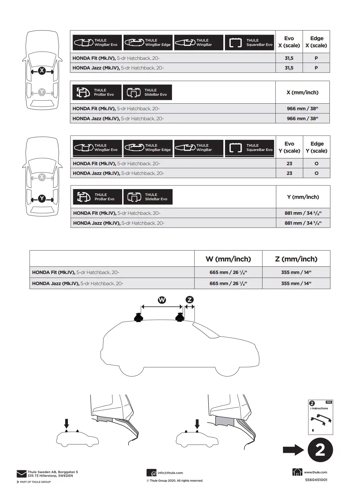 Kit Thule 145274 01 Manual