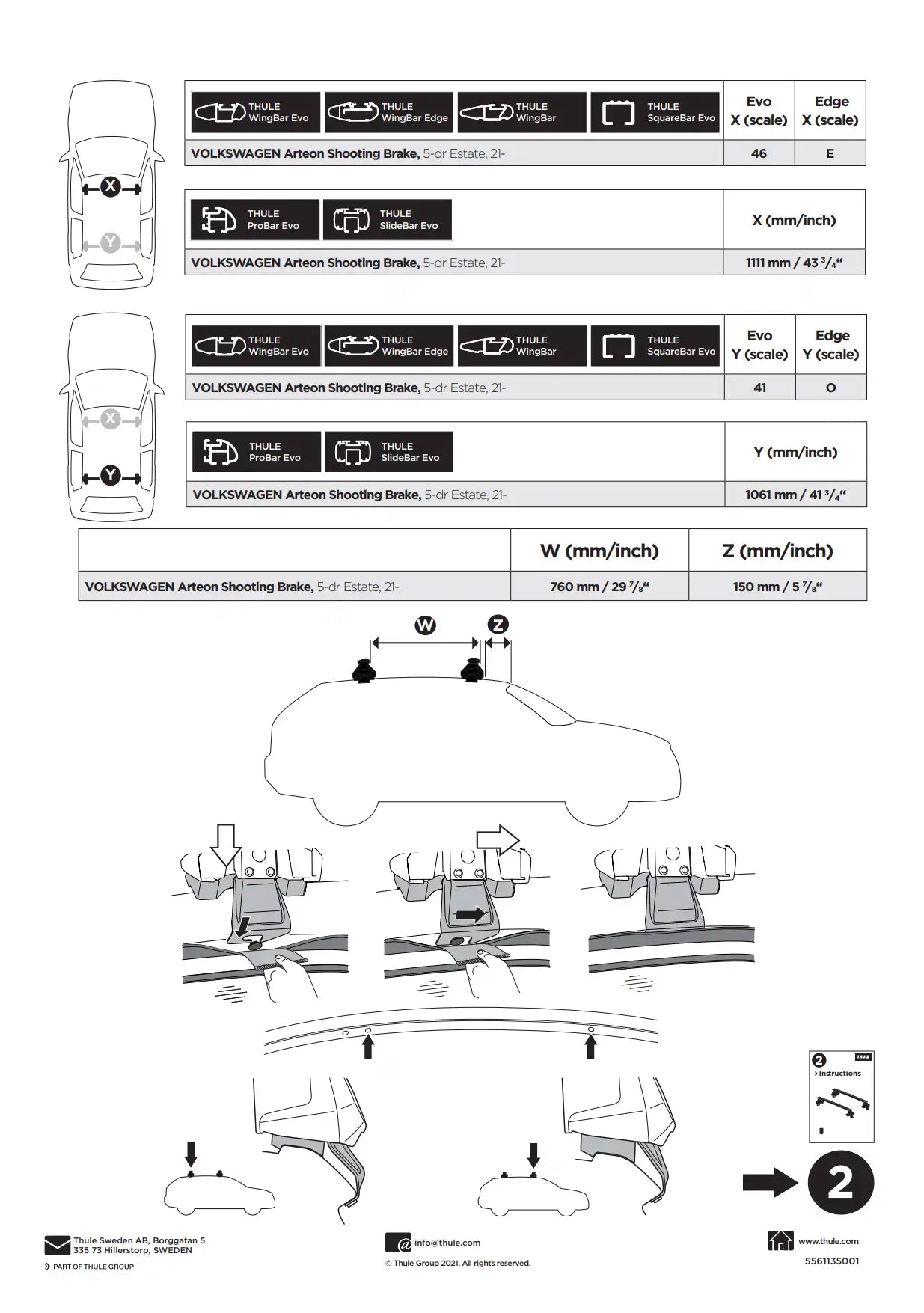 Kit Thule 145282 01 Manual
