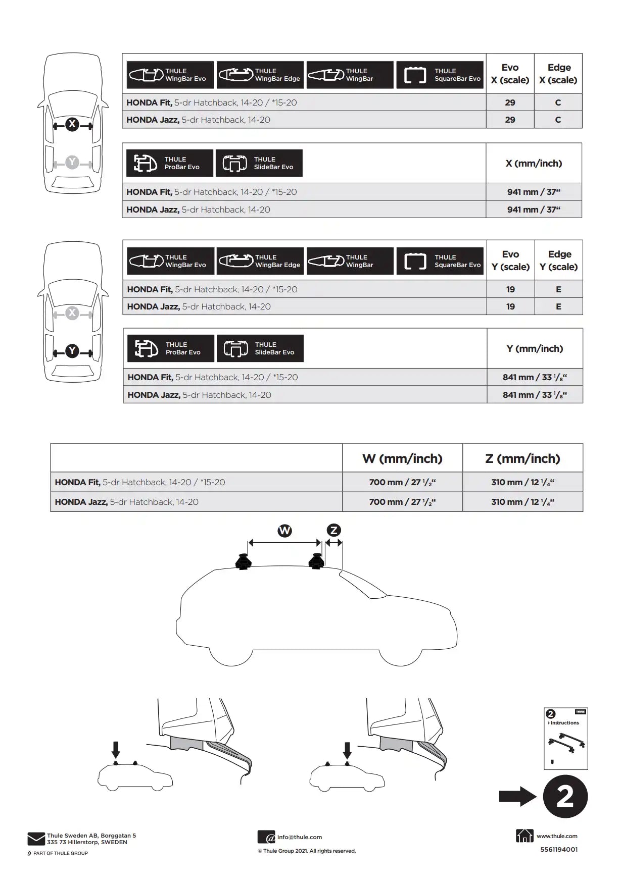 Kit Thule 145285 01 Manual