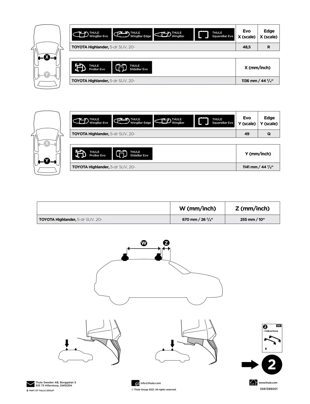 Kit Thule 145290 01 Manual