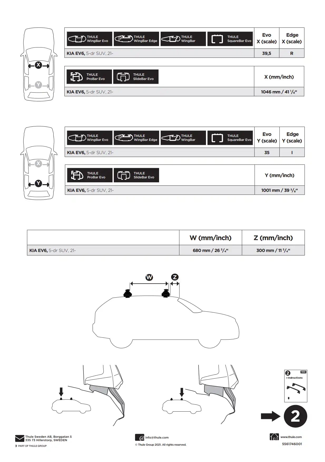 Kit Thule 145291 01 Manual