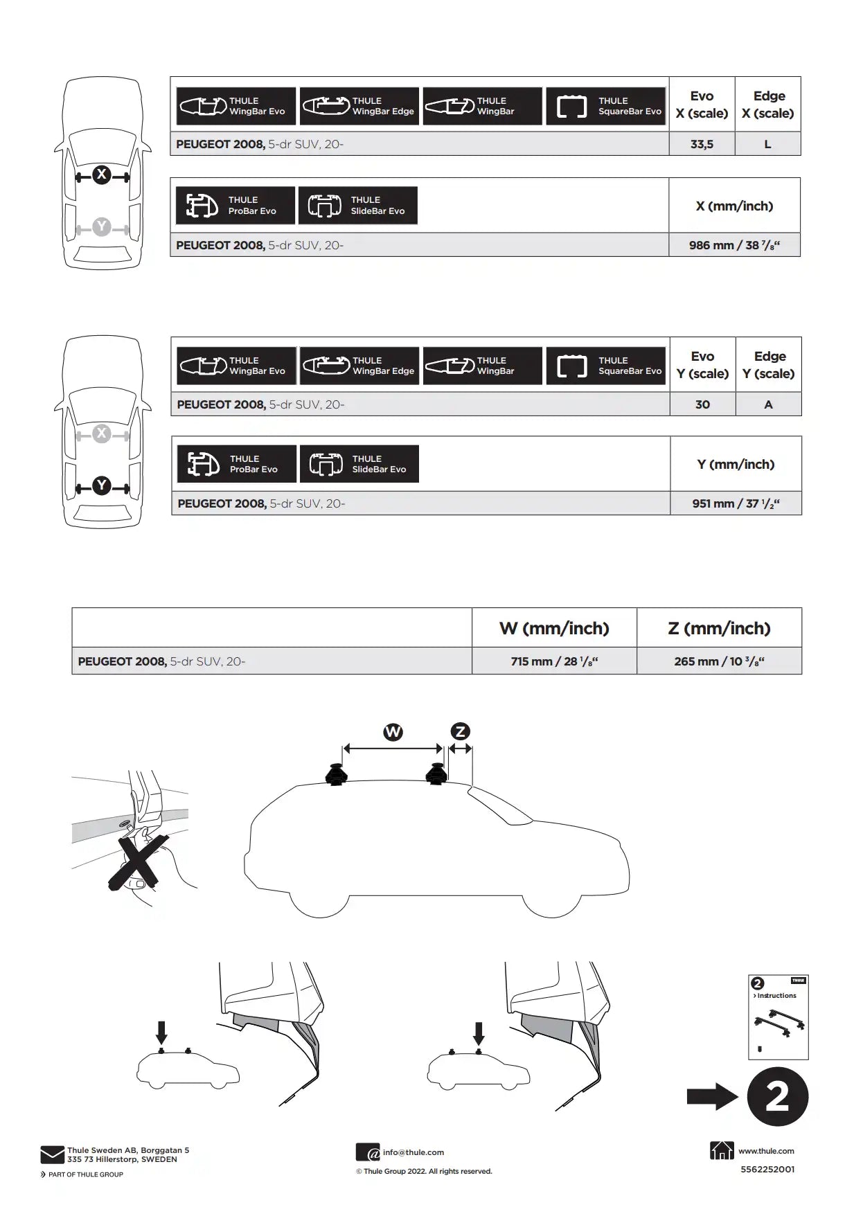 Kit Thule 145293 01 Manual