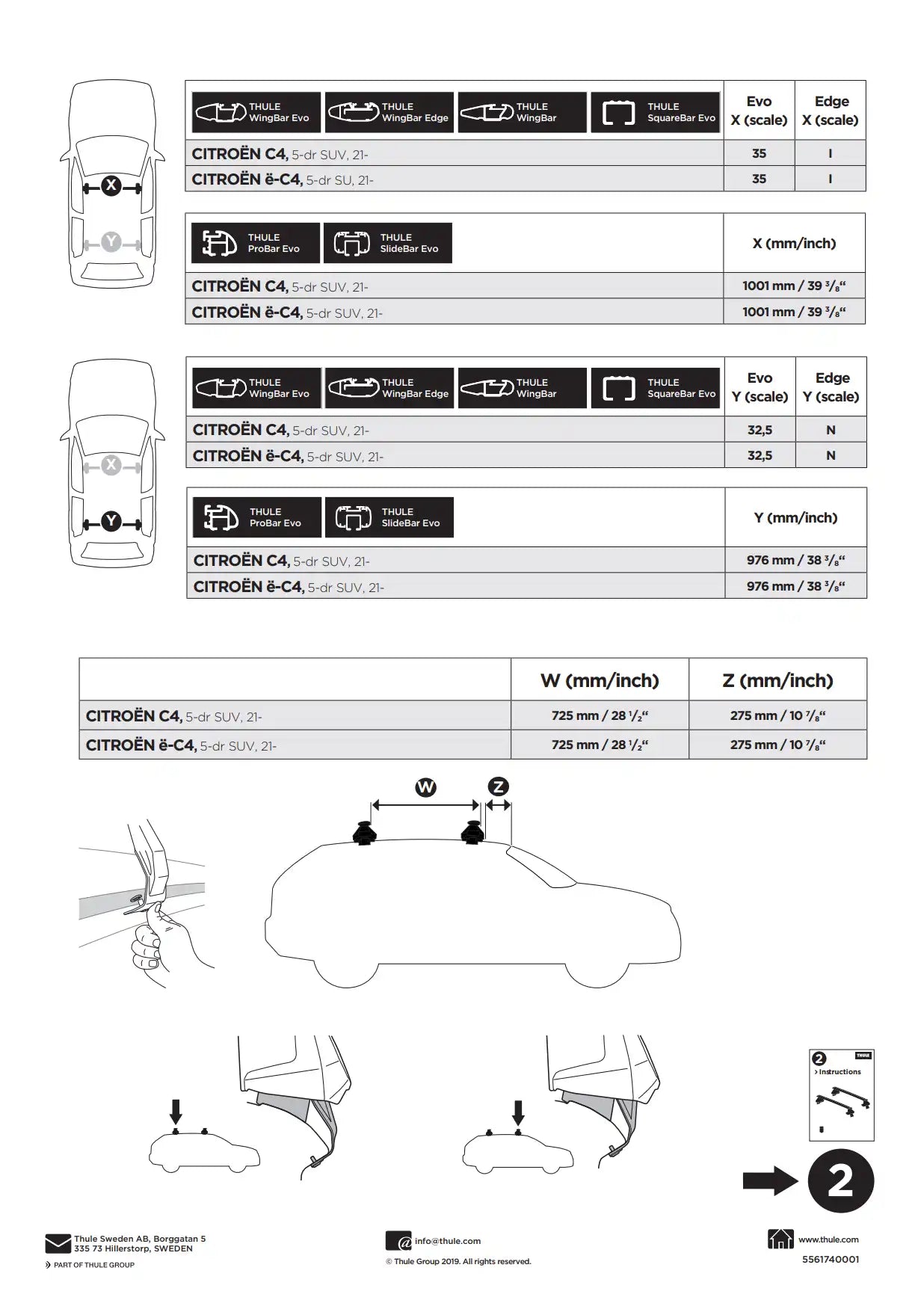 Kit Thule 145300 01 Manual