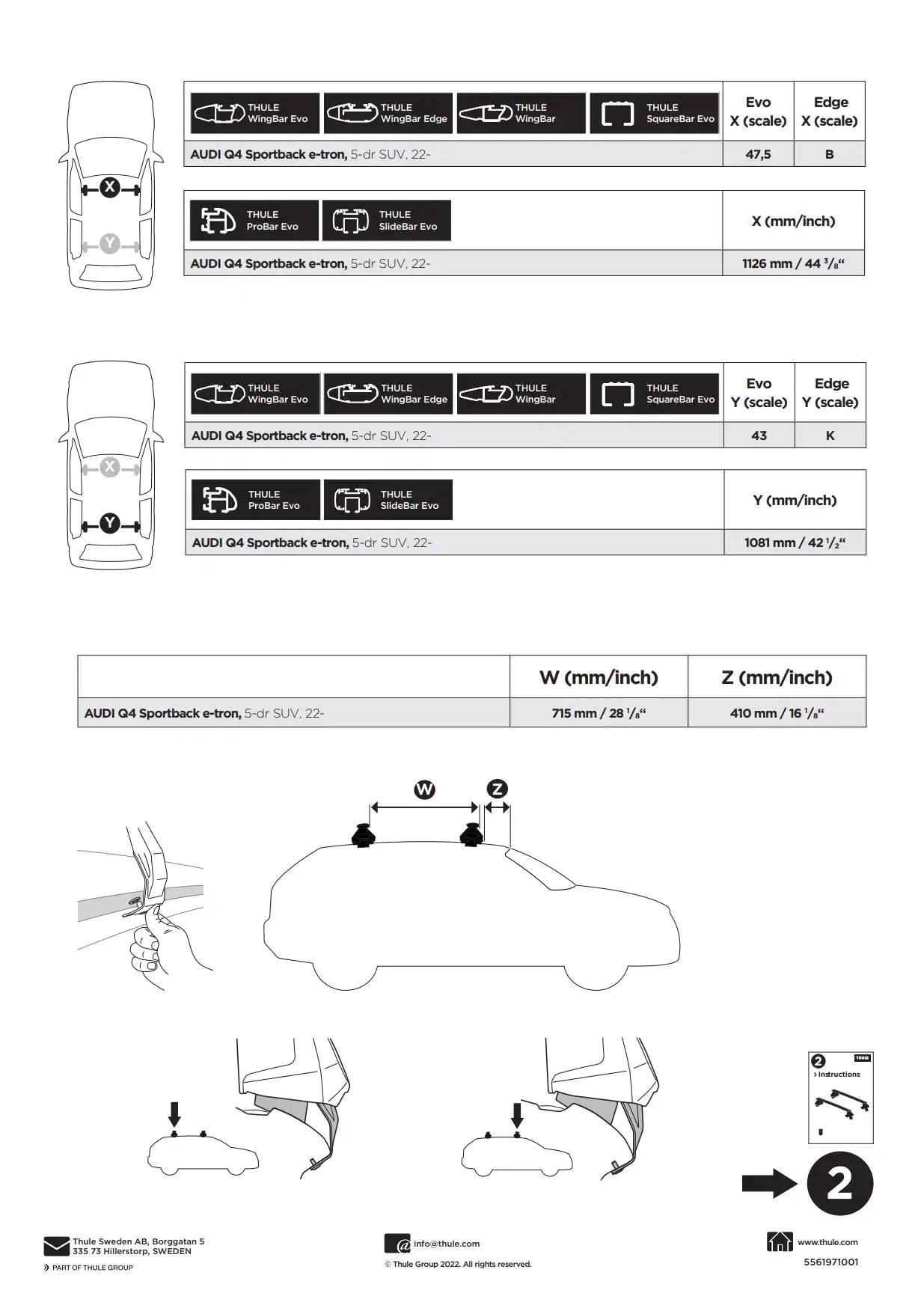 Kit Thule 145310 01 Manual