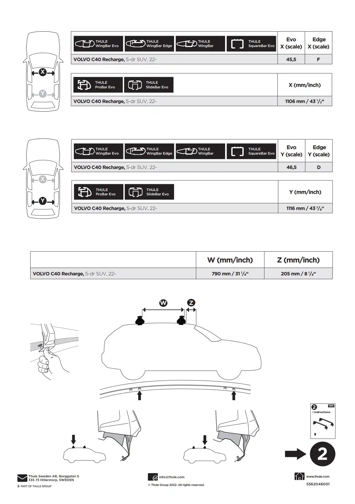 Kit Thule 145313 01 Manual