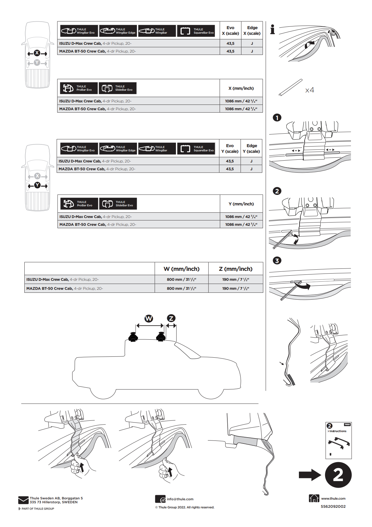 Kit Thule 145317 02 Manual