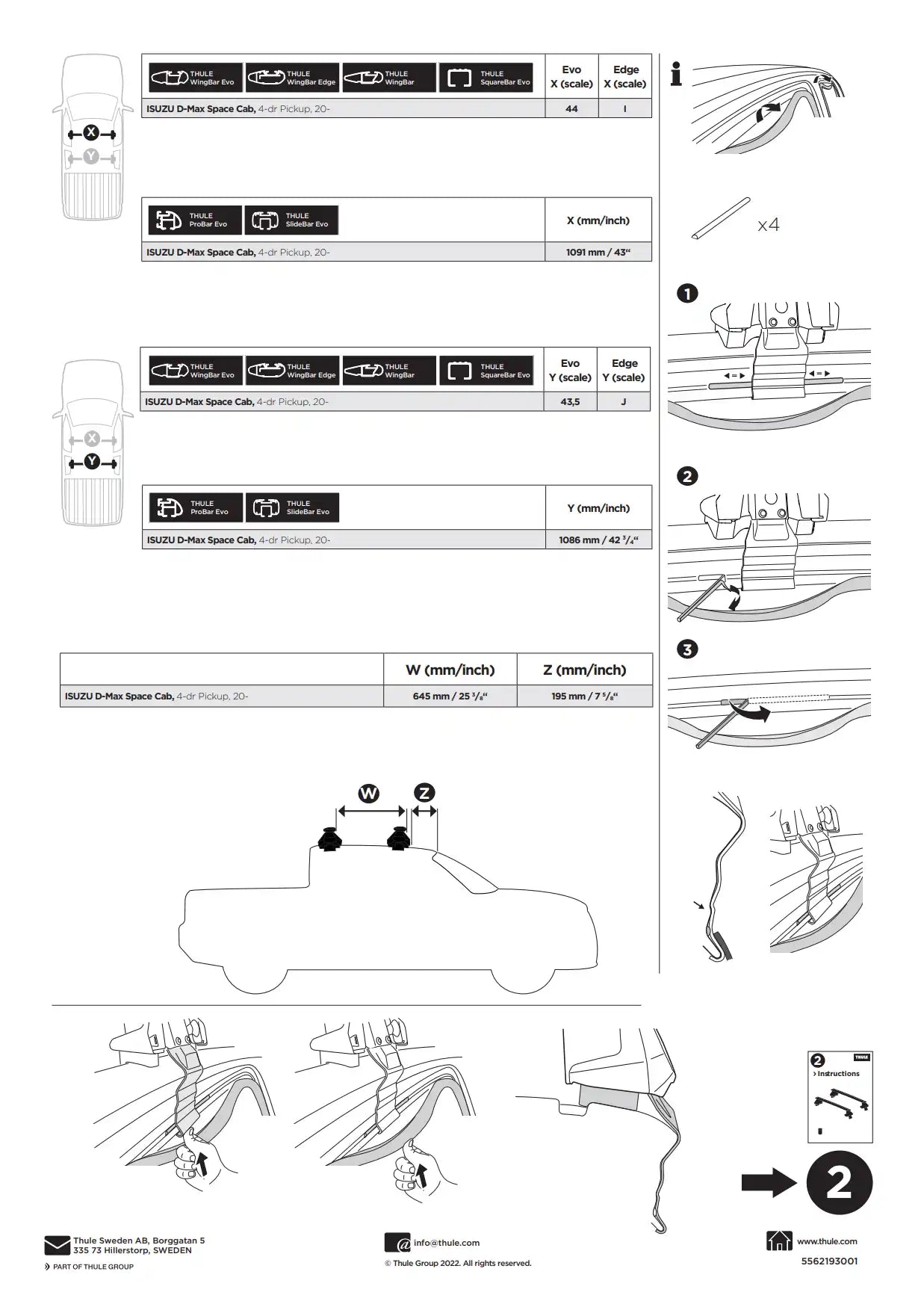 Kit Thule 145321 01 Manual
