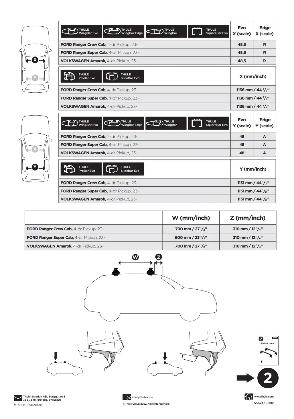 Kit Thule 145324 02 Manual