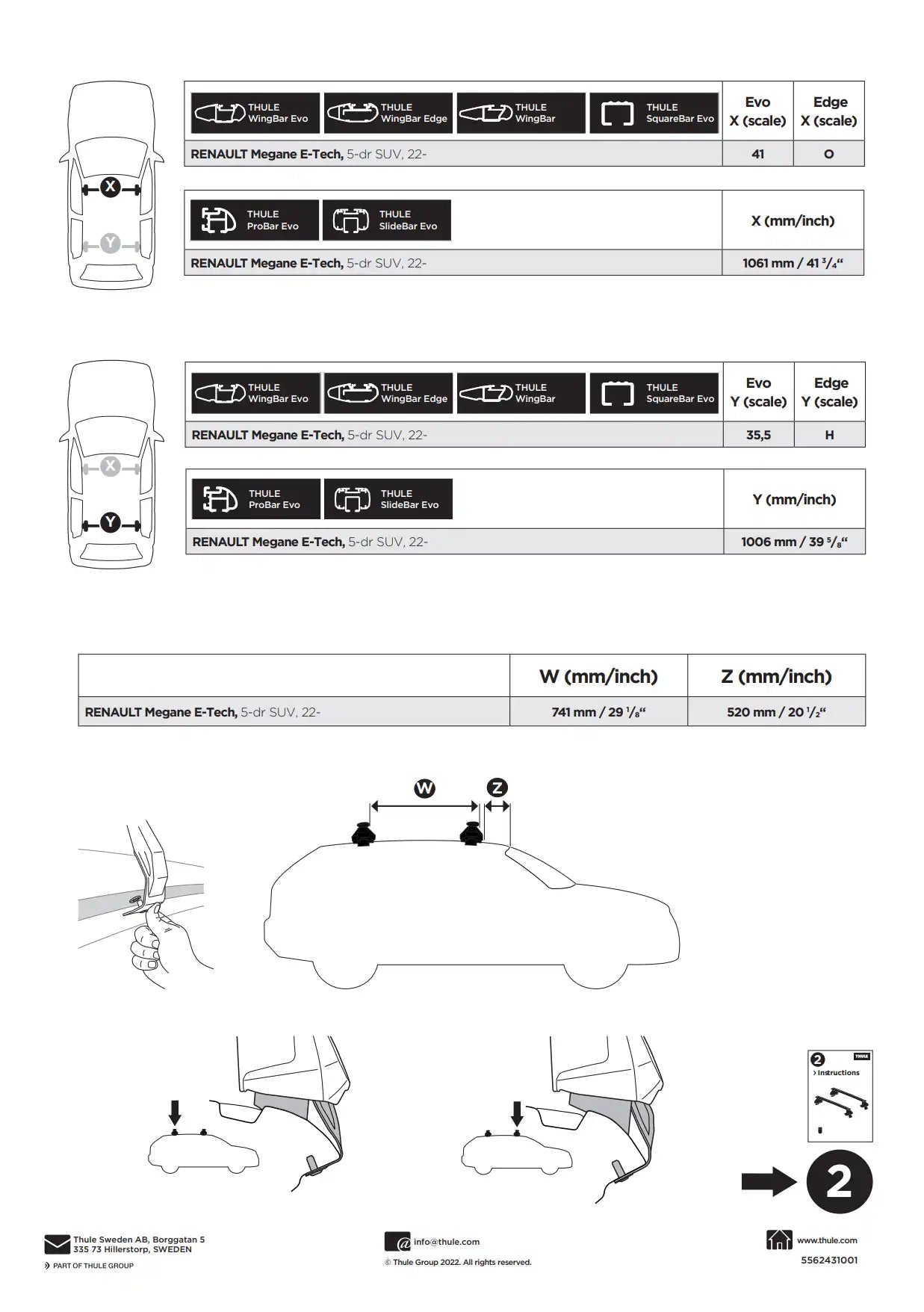 Kit Thule 145326 01 Manual