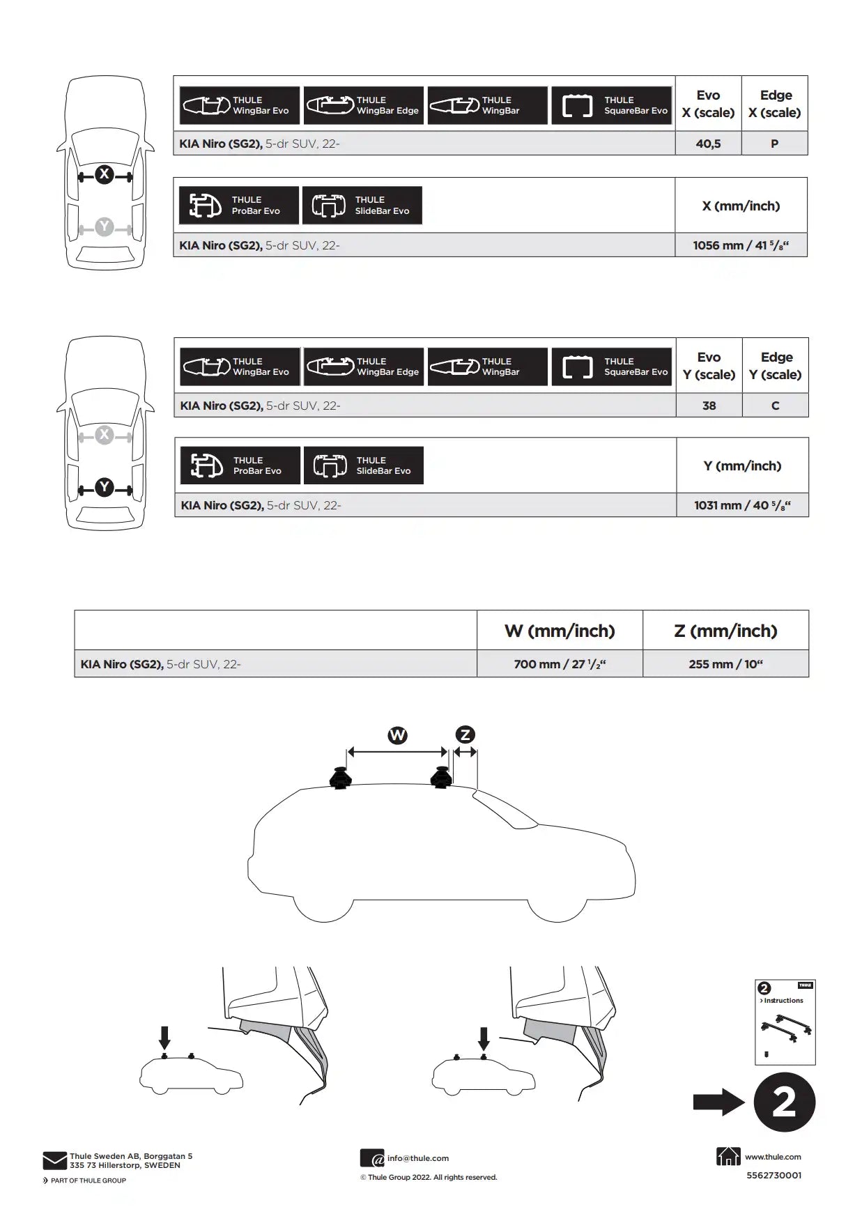 Kit Thule 145329 01 Manual
