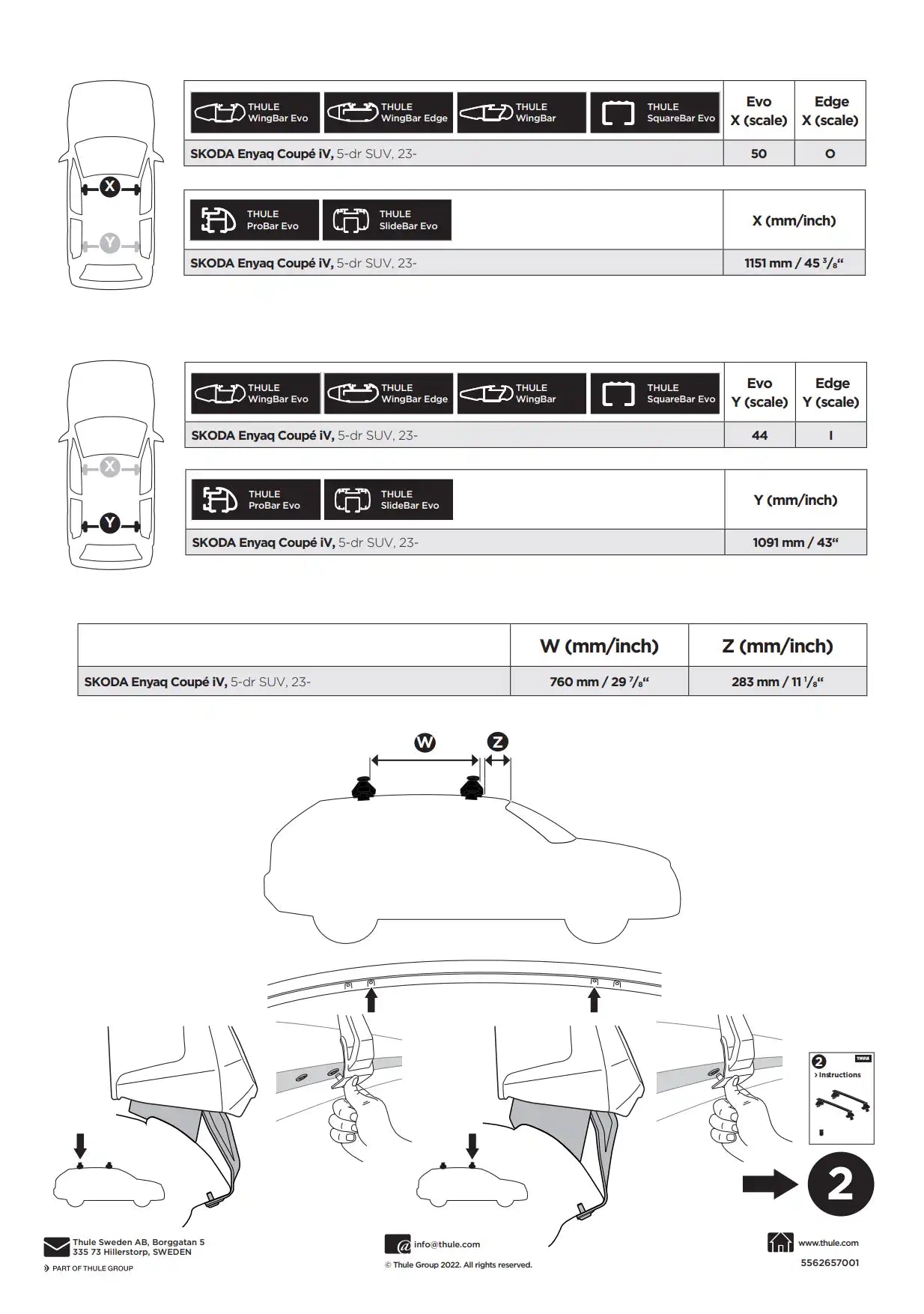 Kit Thule 145334 01 Manual