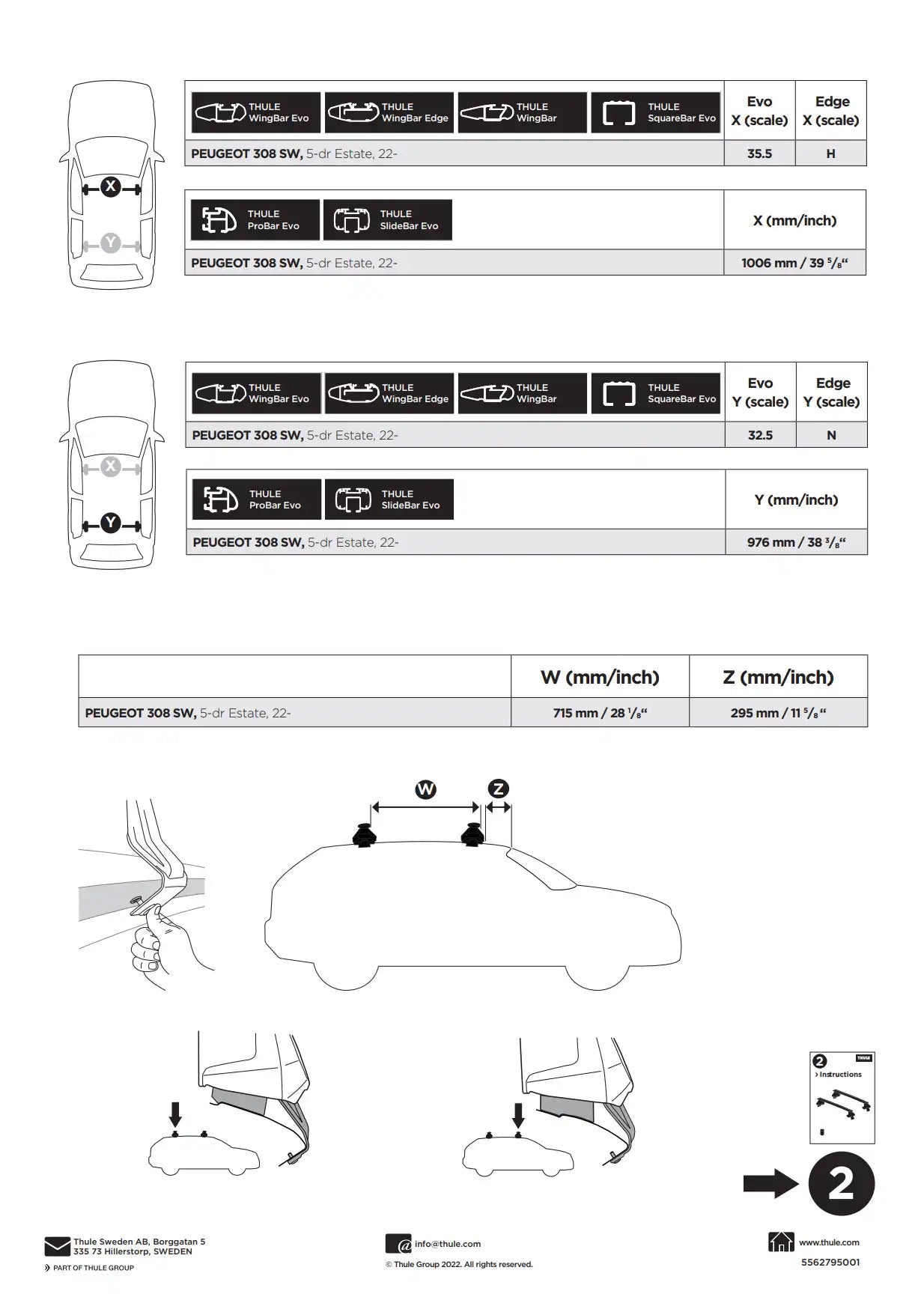 Kit Thule 145337 01 Manual