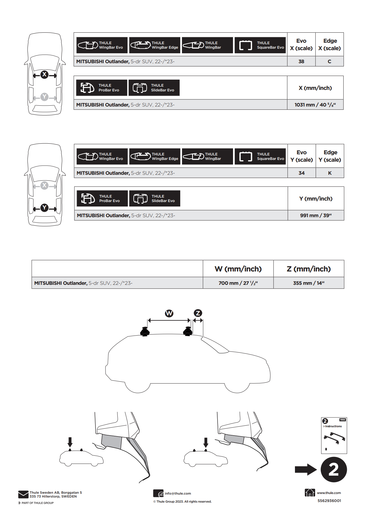 Kit Thule 145353 02 Manual