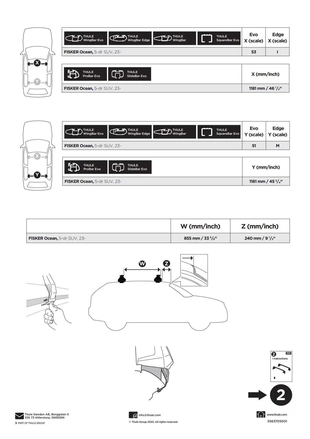 Kit Thule 145358 01 Manual