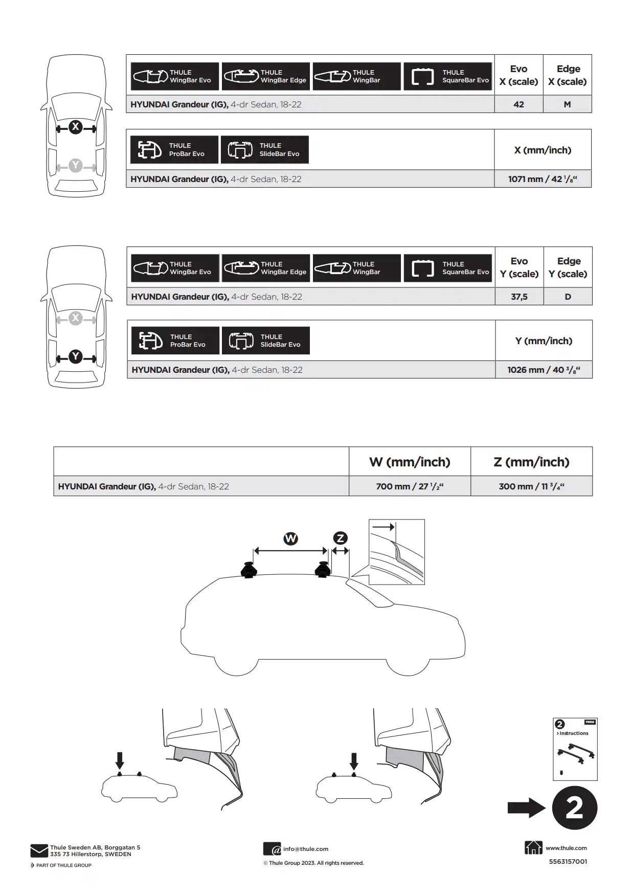 Kit Thule 145362 01 Manual