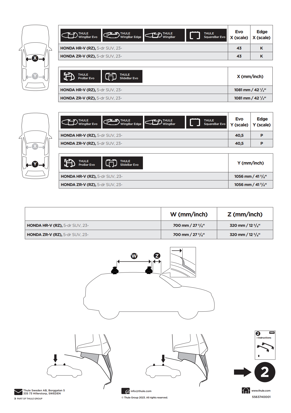 Kit Thule 145379 02 Manual