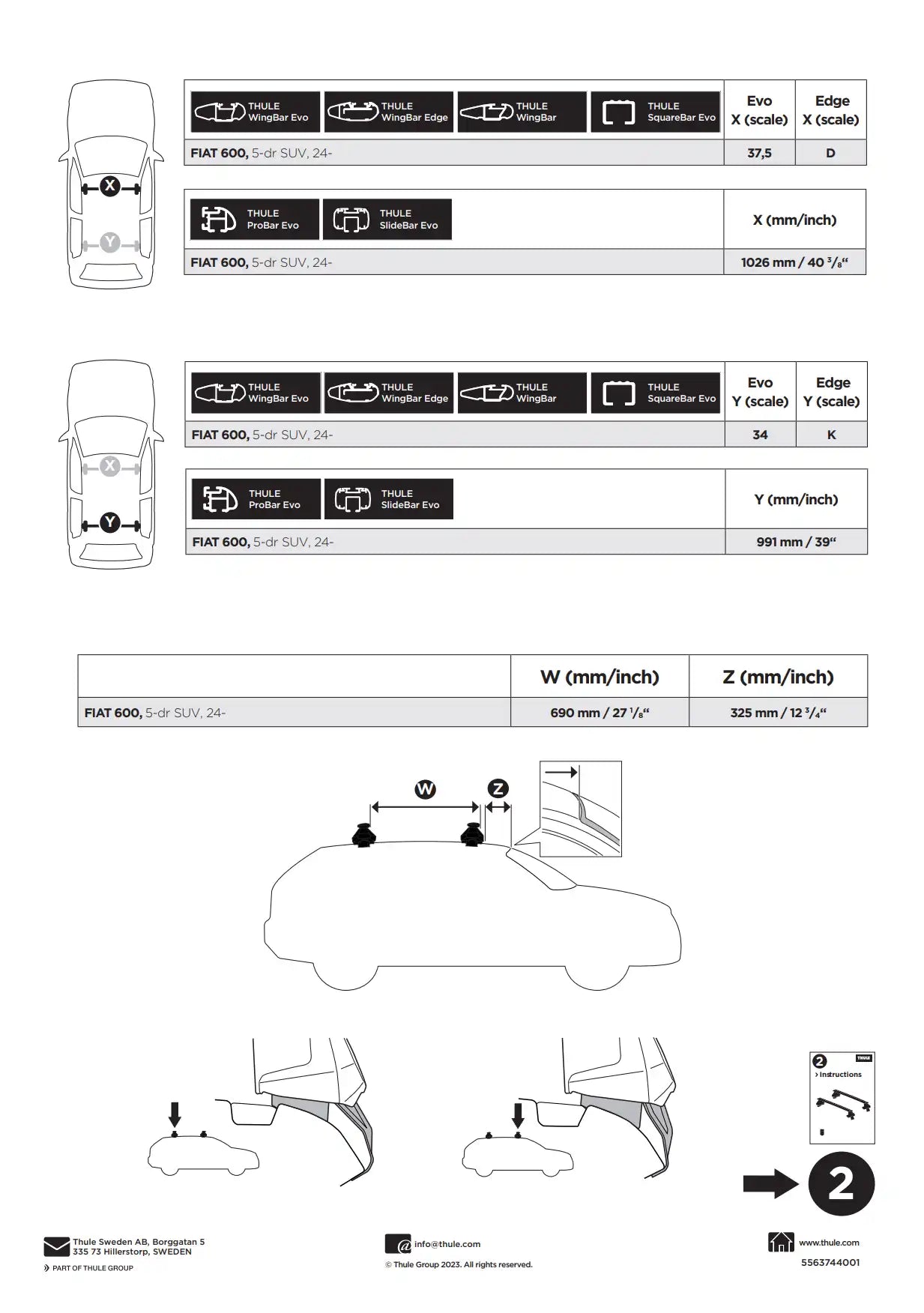 Kit Thule 145380 01 Manual