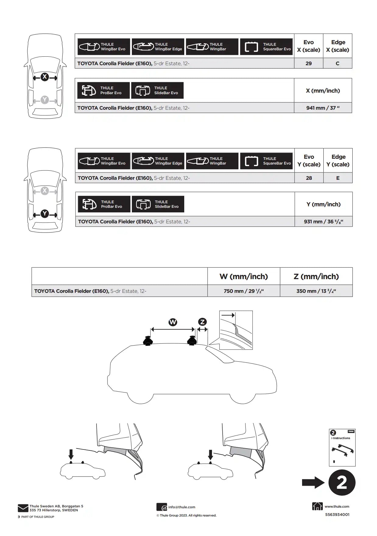 Kit Thule 145383 01 Manual