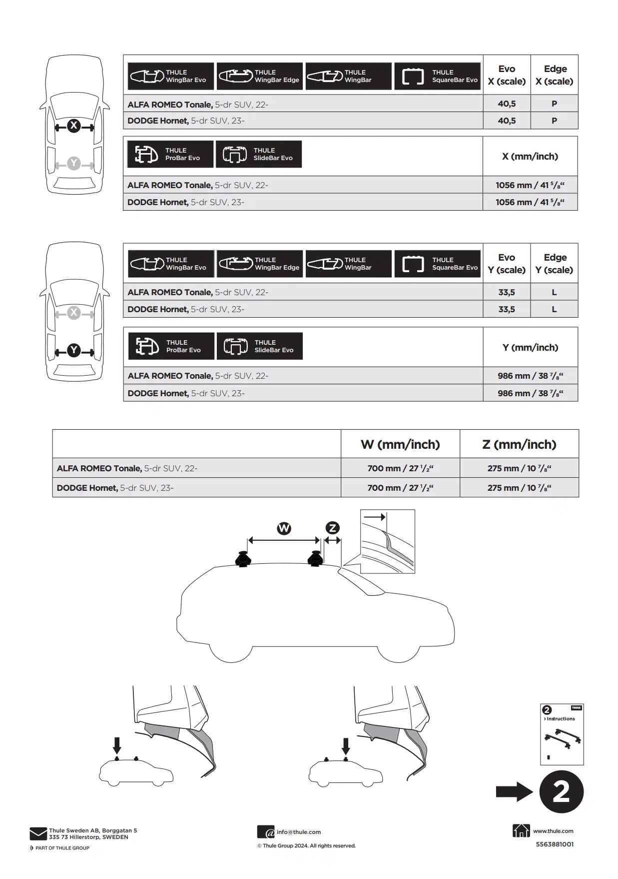 Kit Thule 145384 01 Manual