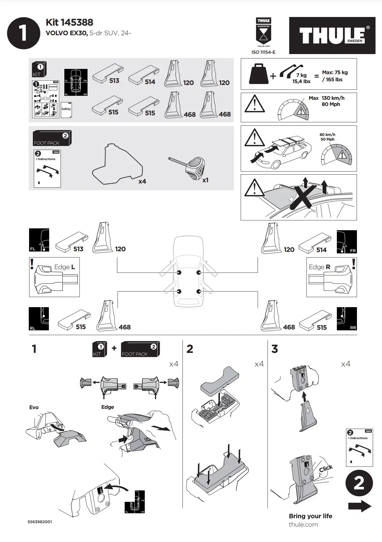 Kit Thule 145388 01 Manual