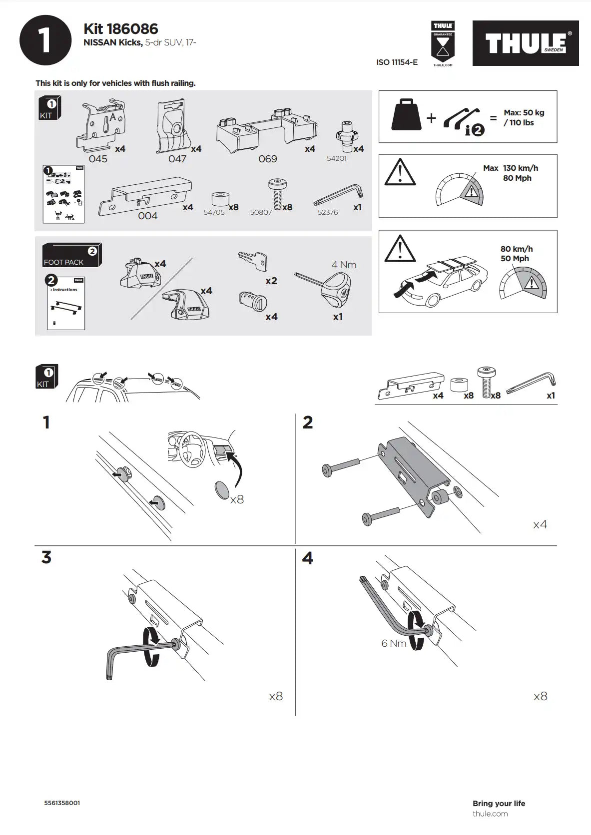 Kit Thule 16086 1 Manual