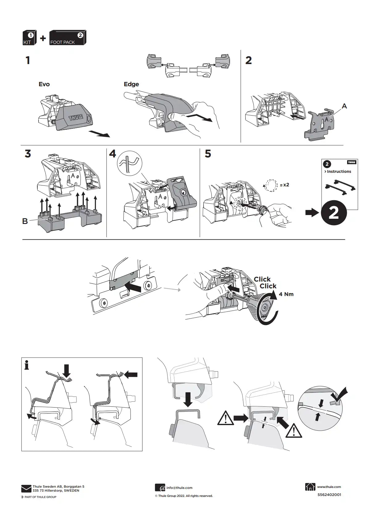 Kit Thule 16140 2 Manual