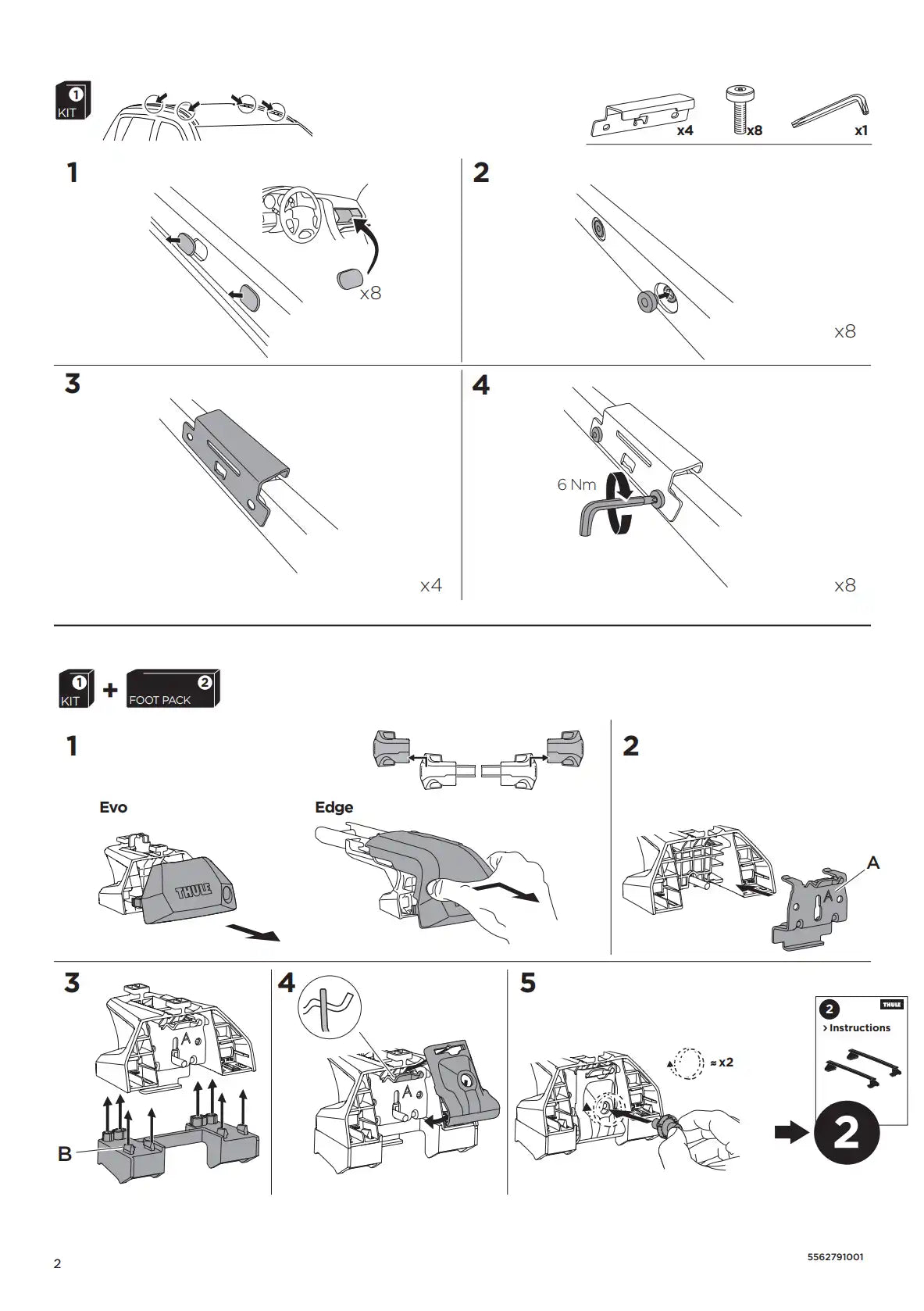 Kit Thule 16144 2 Manual