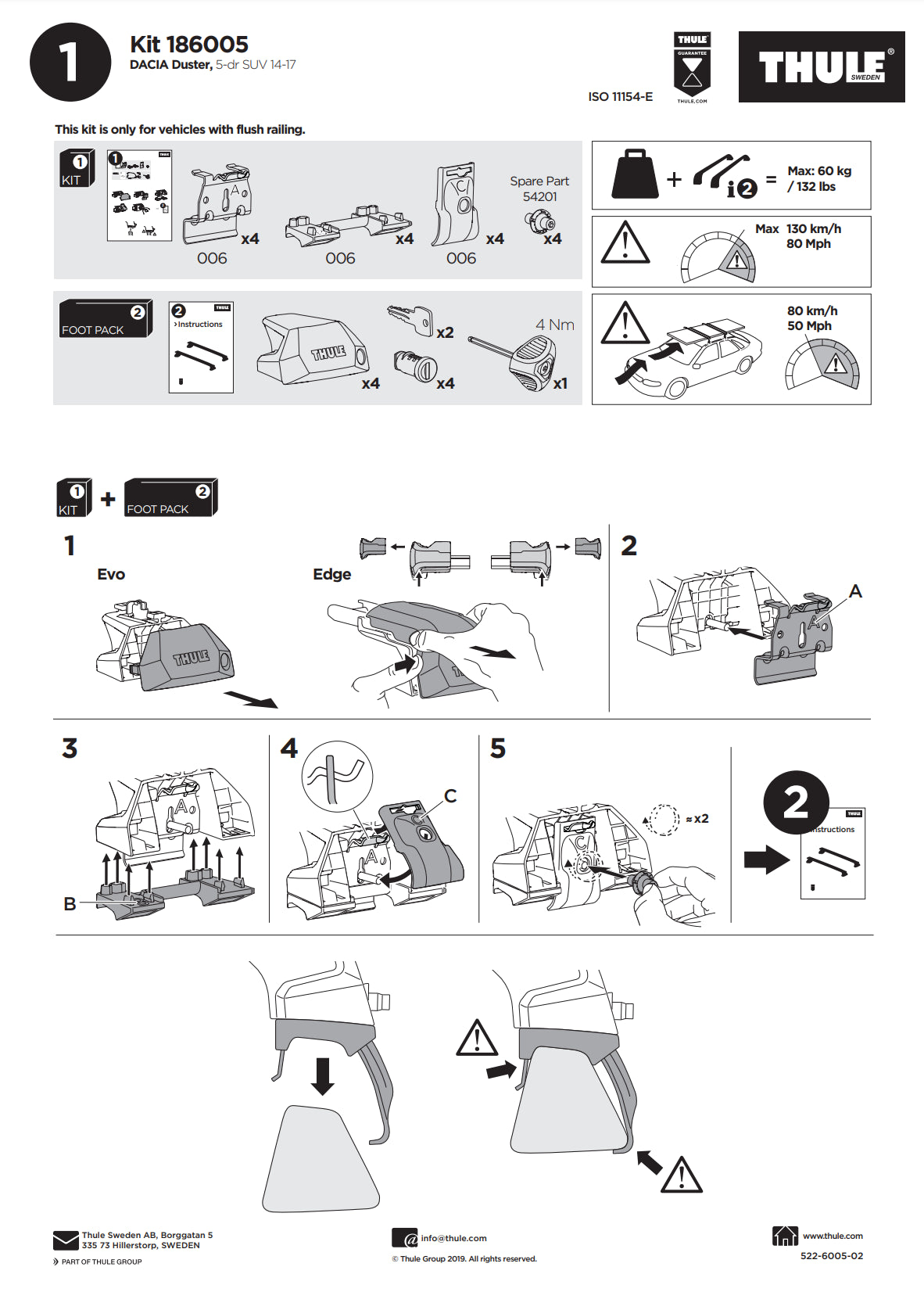 Kit Thule 186005