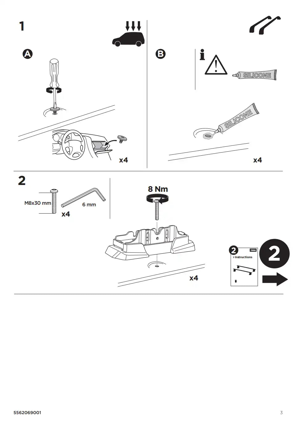 Kit Thule 187050 3 Manual