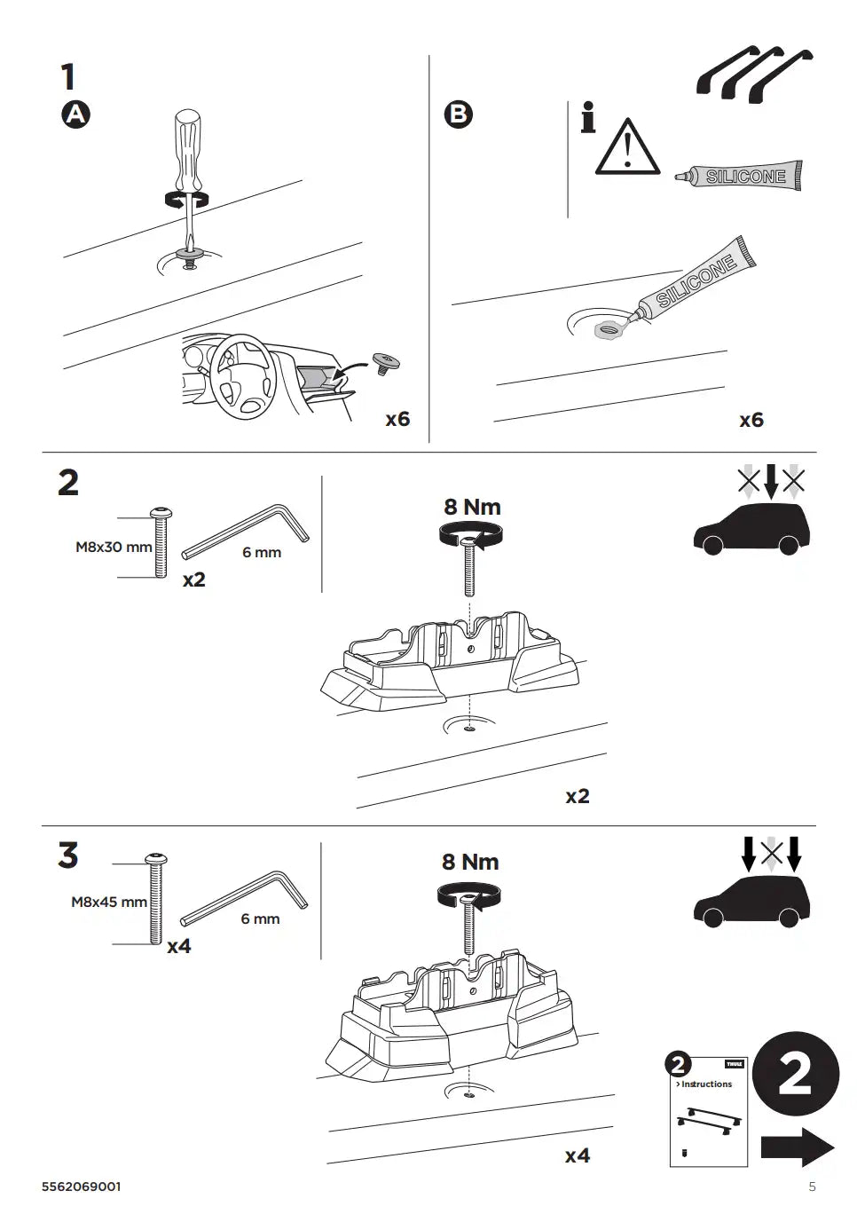 Kit Thule 187050 5 Manual